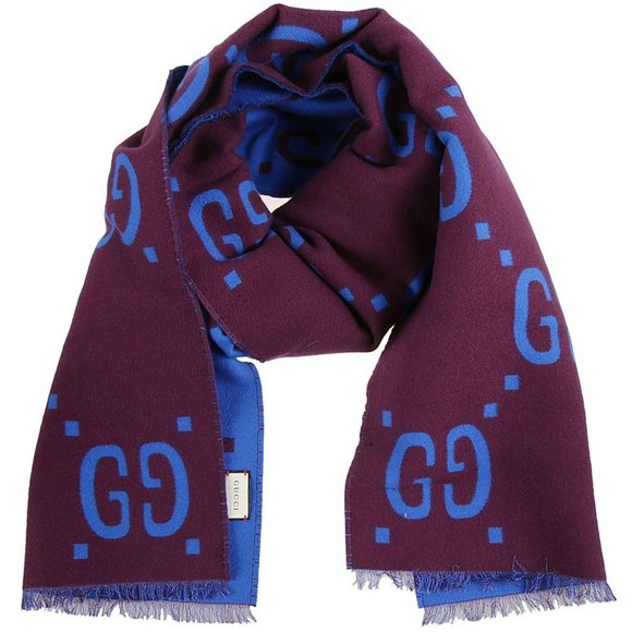 Gucci Accessories - Gucci GG Jacquard Wool Scarf
